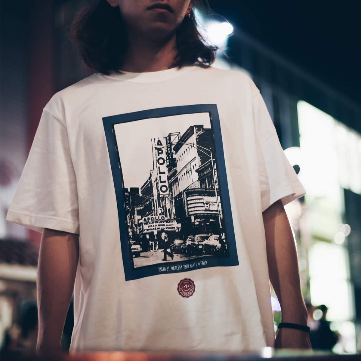 EXPANSION x ATMOS LAB HARLEM APOLLO TEE WHITE_photo_large