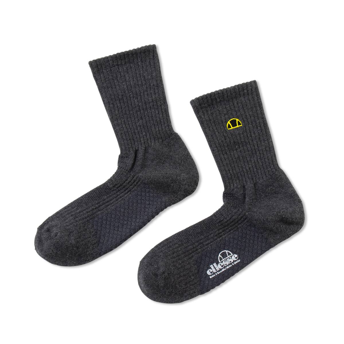 ellesse 90レギュラーソックス グレー 21FW-Iのメイン画像