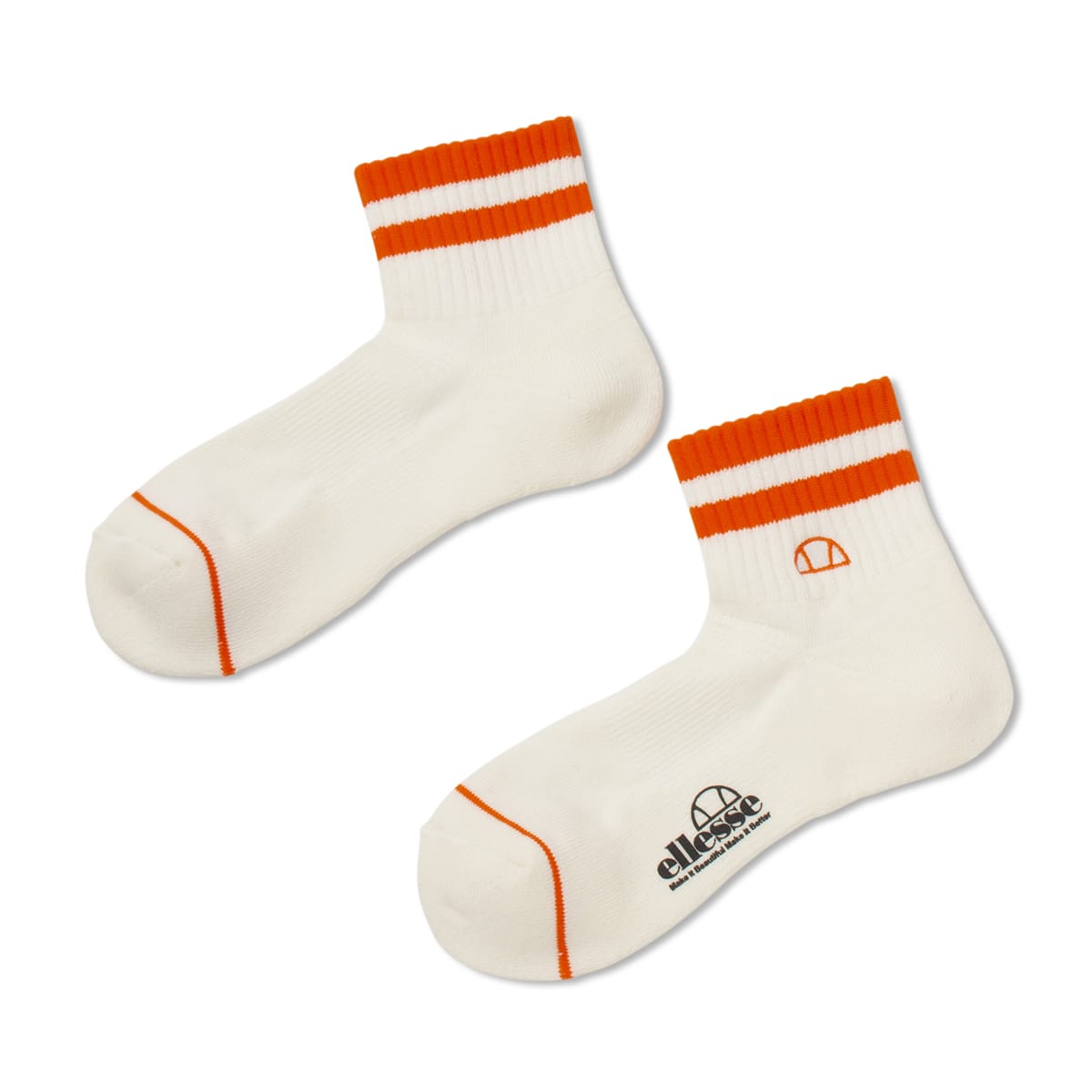 ellesse 90ラインショートソックス W*OR 21FW-Iのメイン画像