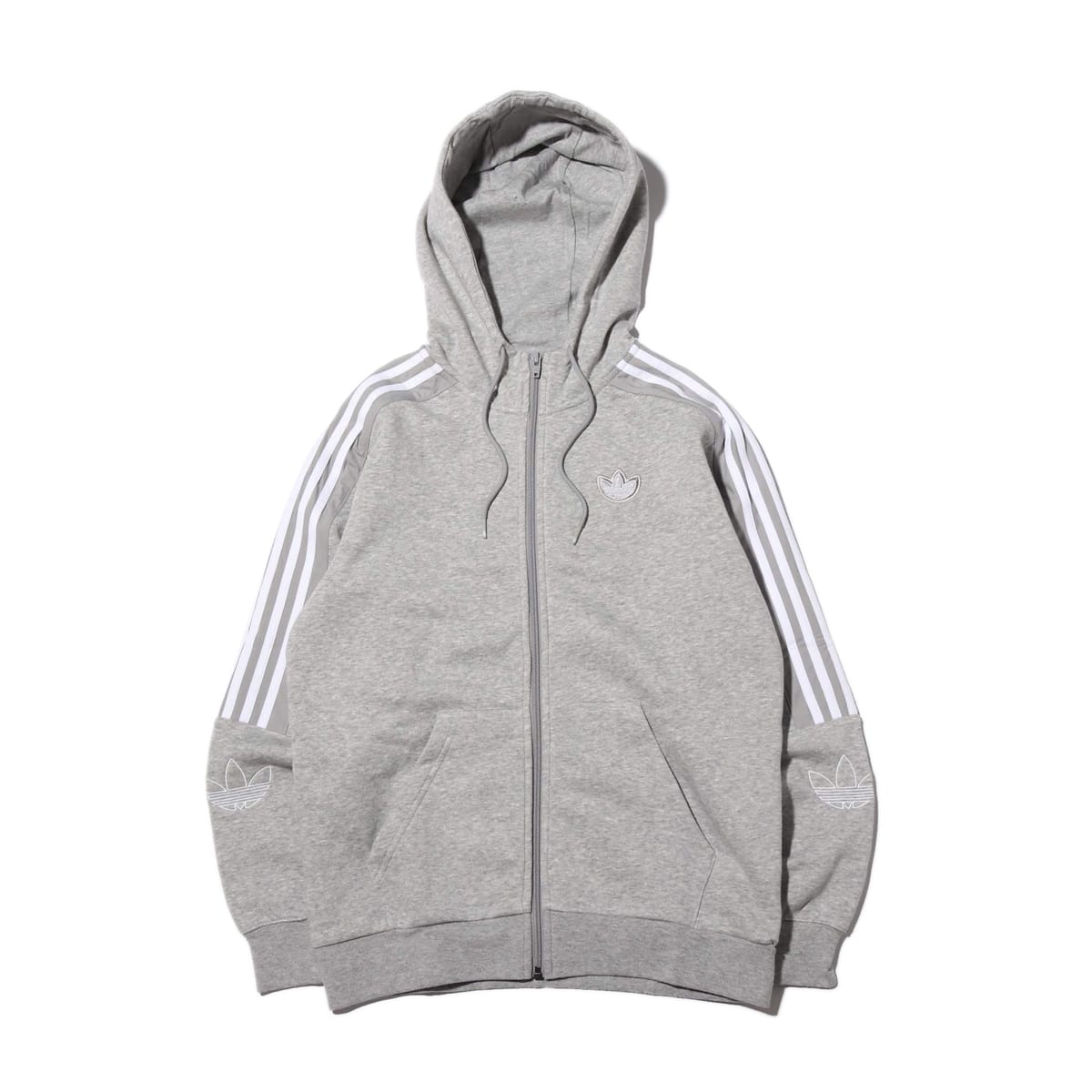 adidas OUTLINE TRF FLC FZ HOODIE MEDIUM GREY HEATHER 19FW-I_photo_large