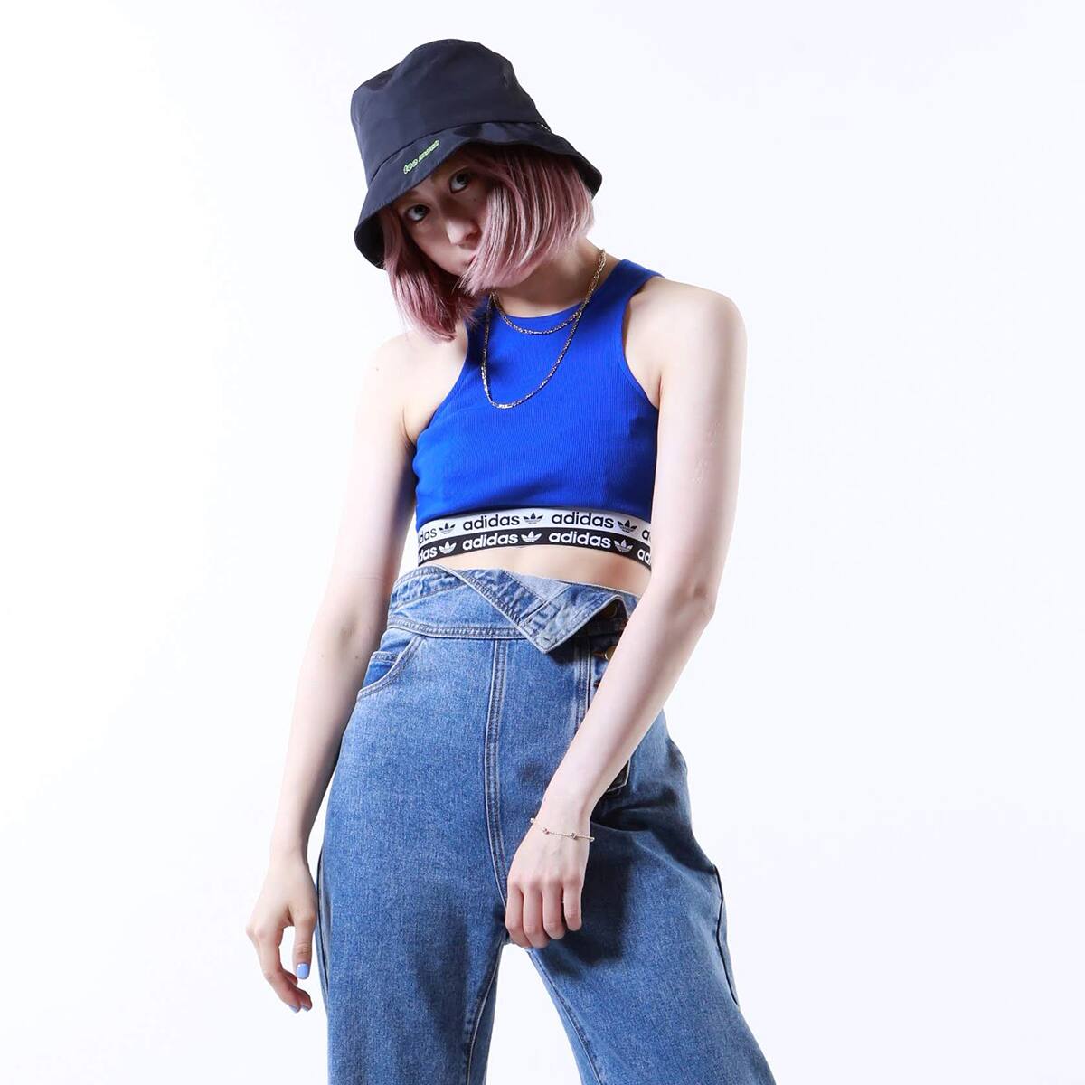 adidas CROPPED TOP COLLEGE ROYAL 19FW-I_photo_large