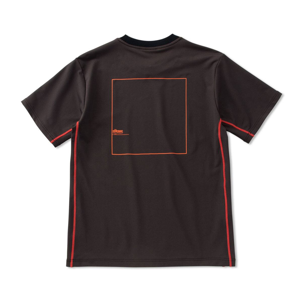 ellesse SSスクエアライン ティー ブラック 21SS-Iのメイン画像