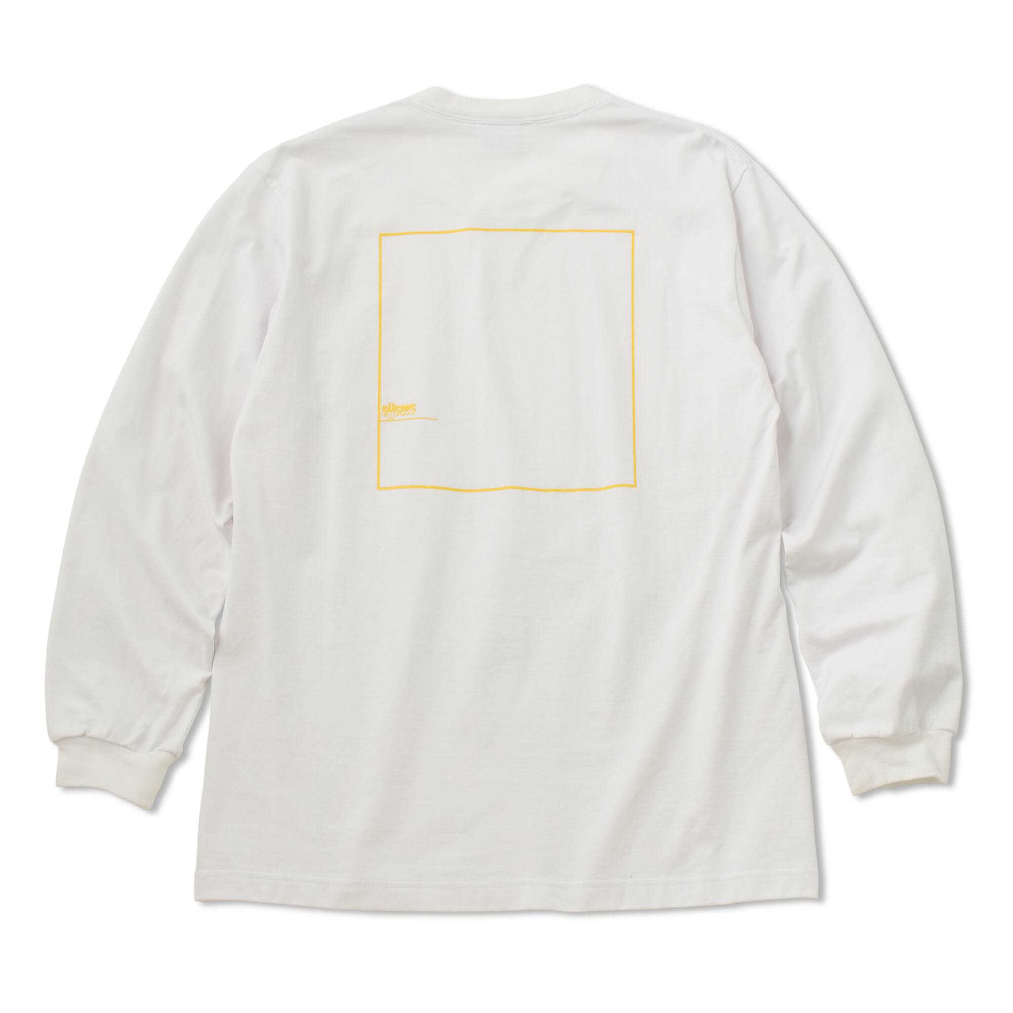 ellesse LSスクエア ティー ホワイト 21SS-Iのメイン画像