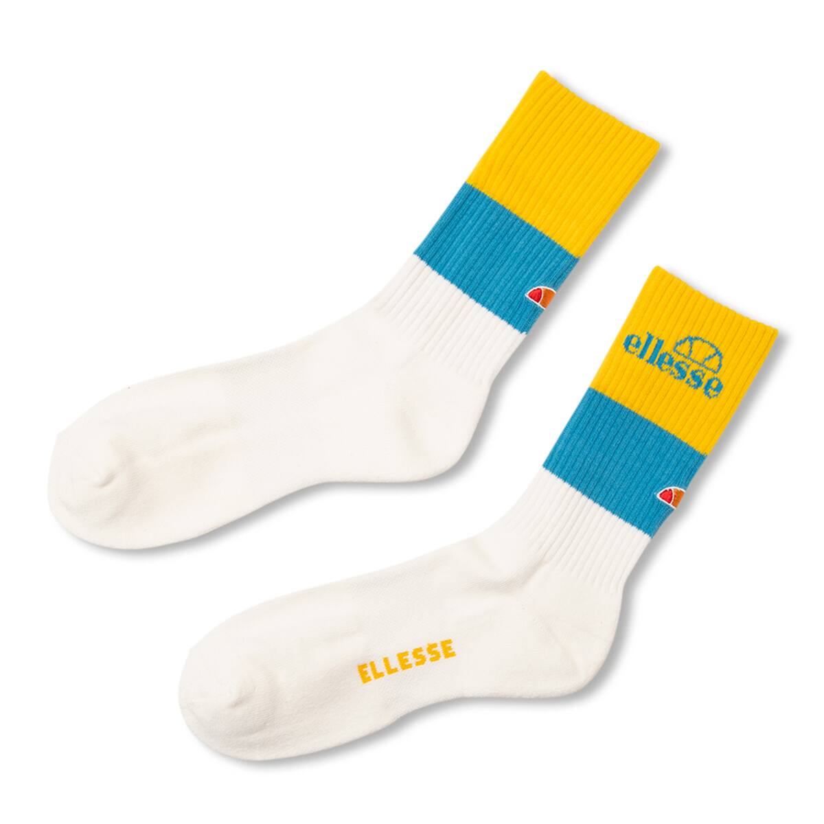 ellesse 2ウェイ ソックス SKブルー 21FW-I（エレッセ 2ウェイ