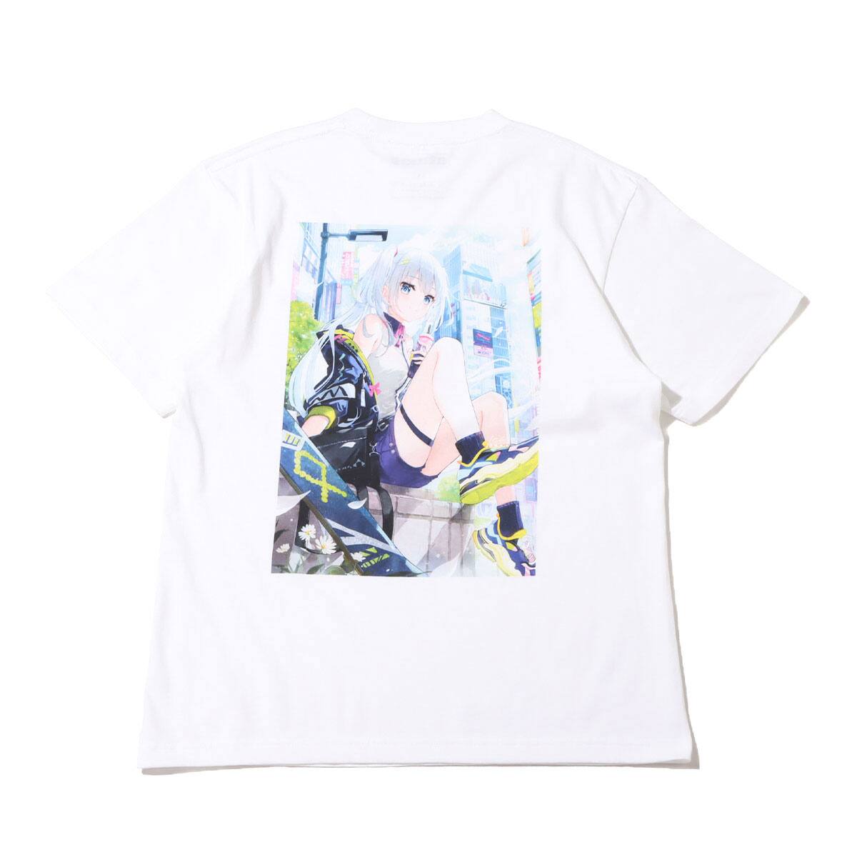 atmos x 絵師100人展 ふーみ TEE WHITE