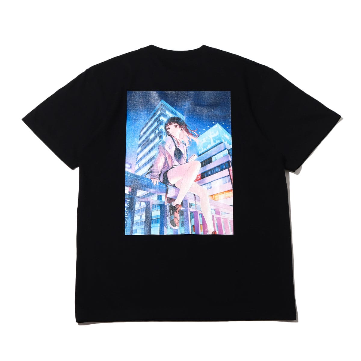 atmos x 絵師100人展 HITEN TEE BLACK 22SU-I