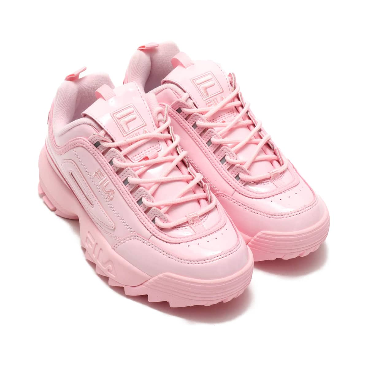 Fila Disruptor2 Patent フィラ ディスラプター 2 パテント Chalk Pink メンズ レディース スニーカー 19ss S