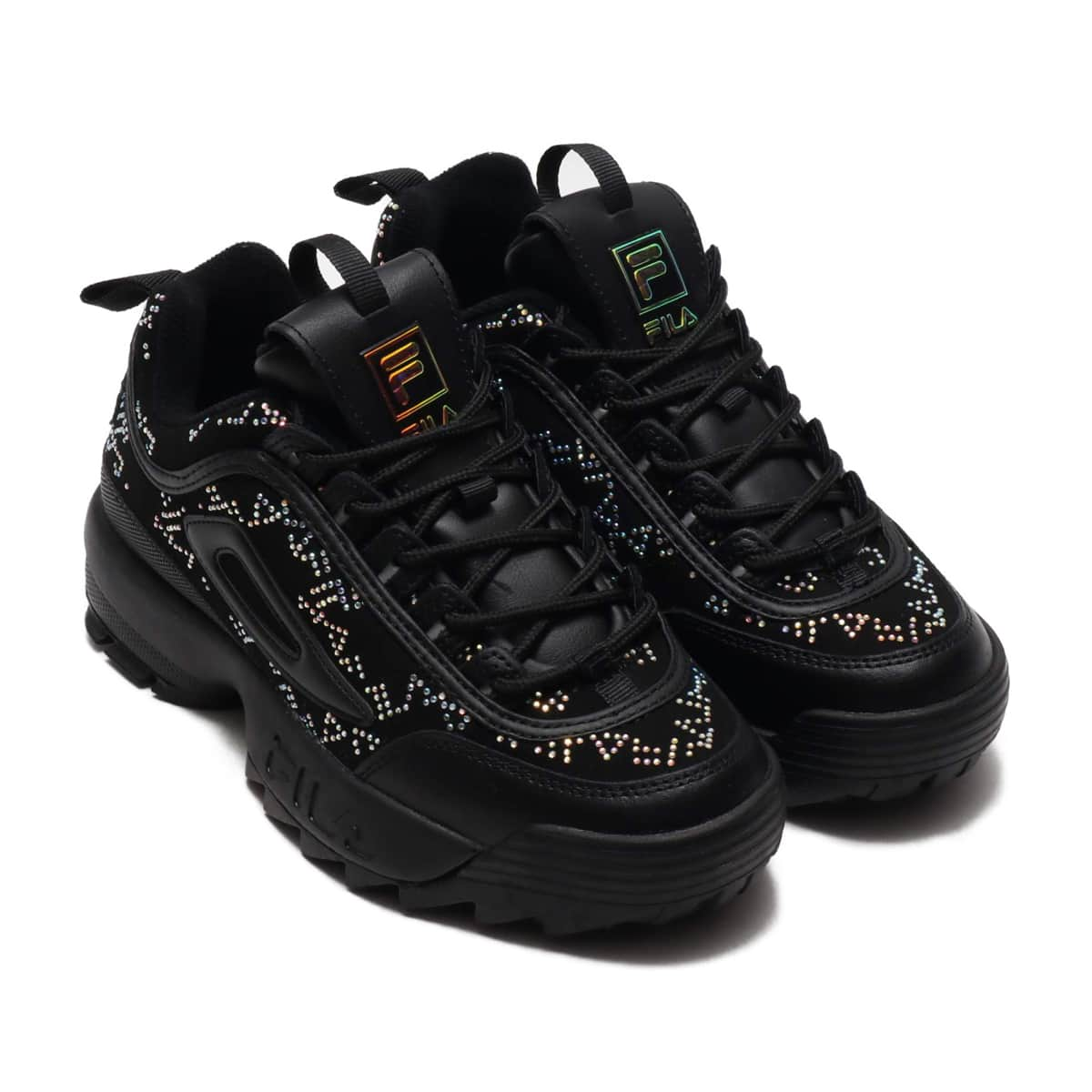 fila disruptor womens black