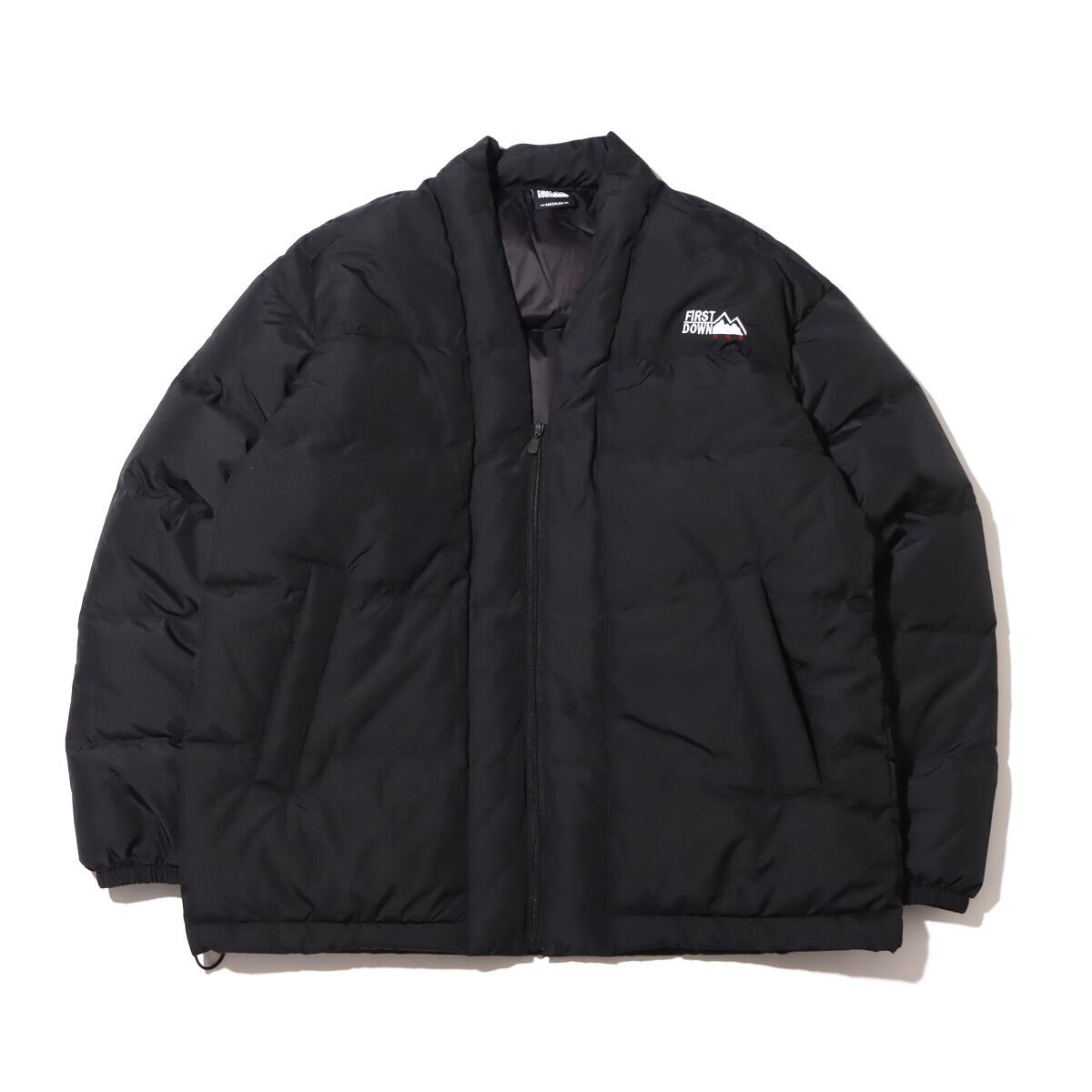 FIRST DOWN HANTEN DOWN JACKET BLACK 21FA-Iファースト ...