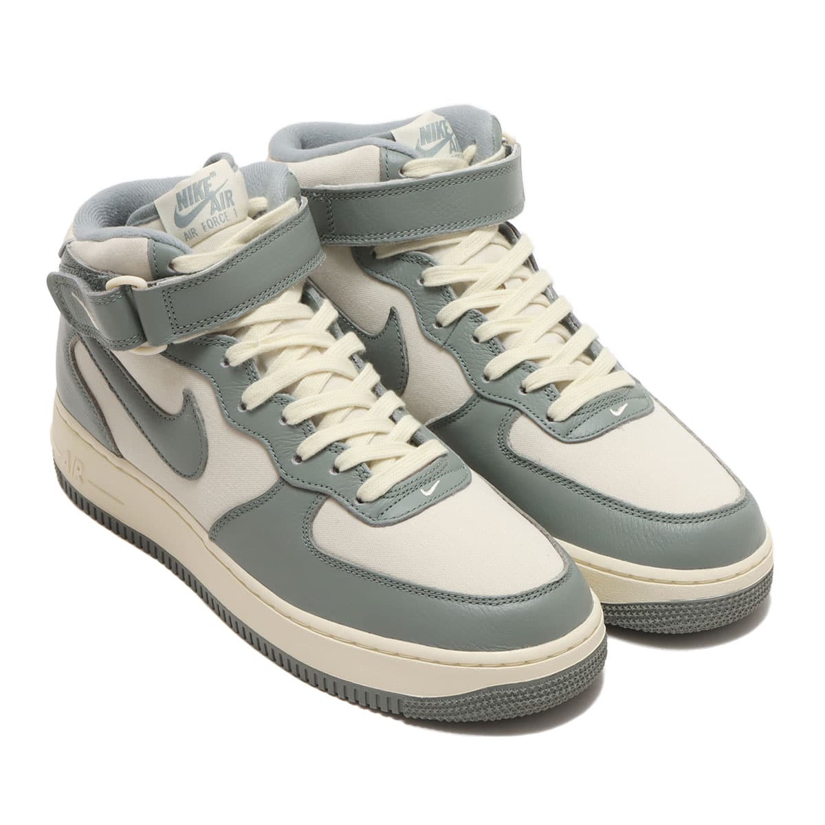 NIKE AIR FORCE 1 MID '07 LX NBHD COCONUT MILK/MICA GREEN