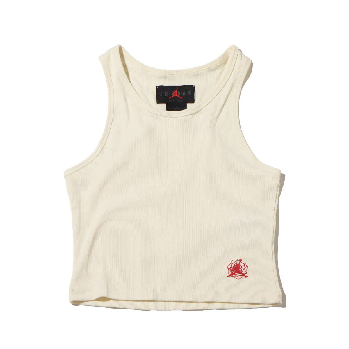 JORDAN BRAND AS W J SP TT TANK COCONUT MILK/GYM RED 23SU-Sのメイン画像