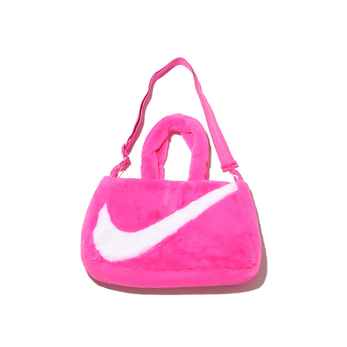 NIKE W NSW FX FUR TOTE HO23 LASER FUCHSIA/LASER FUCHSIA/WHITE 23HO-I