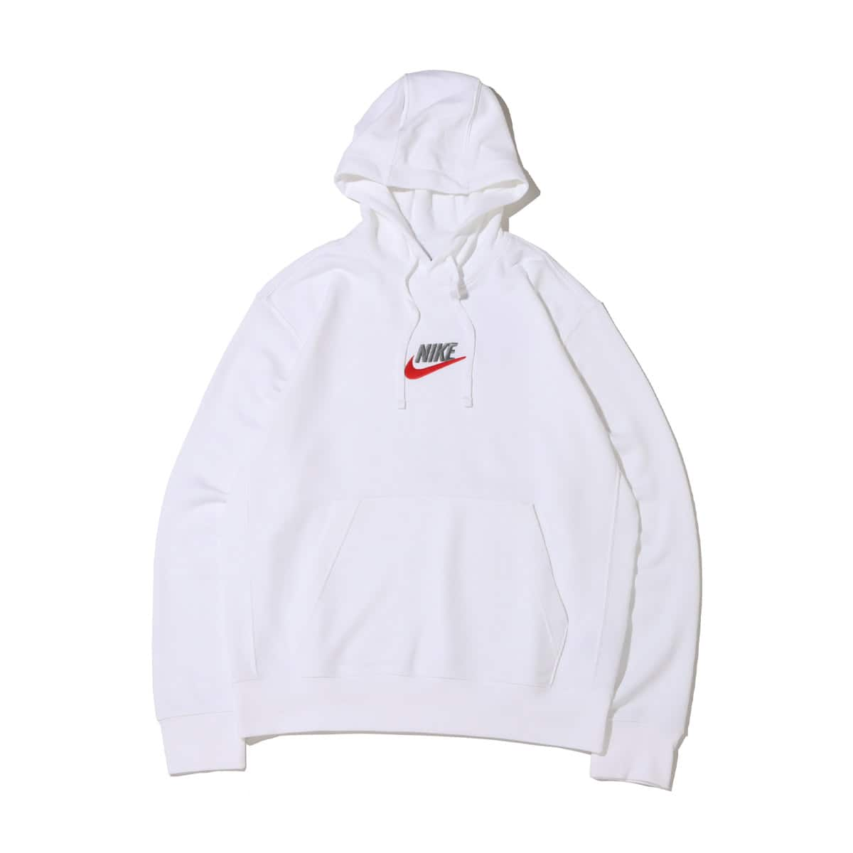 NIKE AS M NK CLUB+ FT PO HOODIE LBR WHITE/WHITE 23FA-I