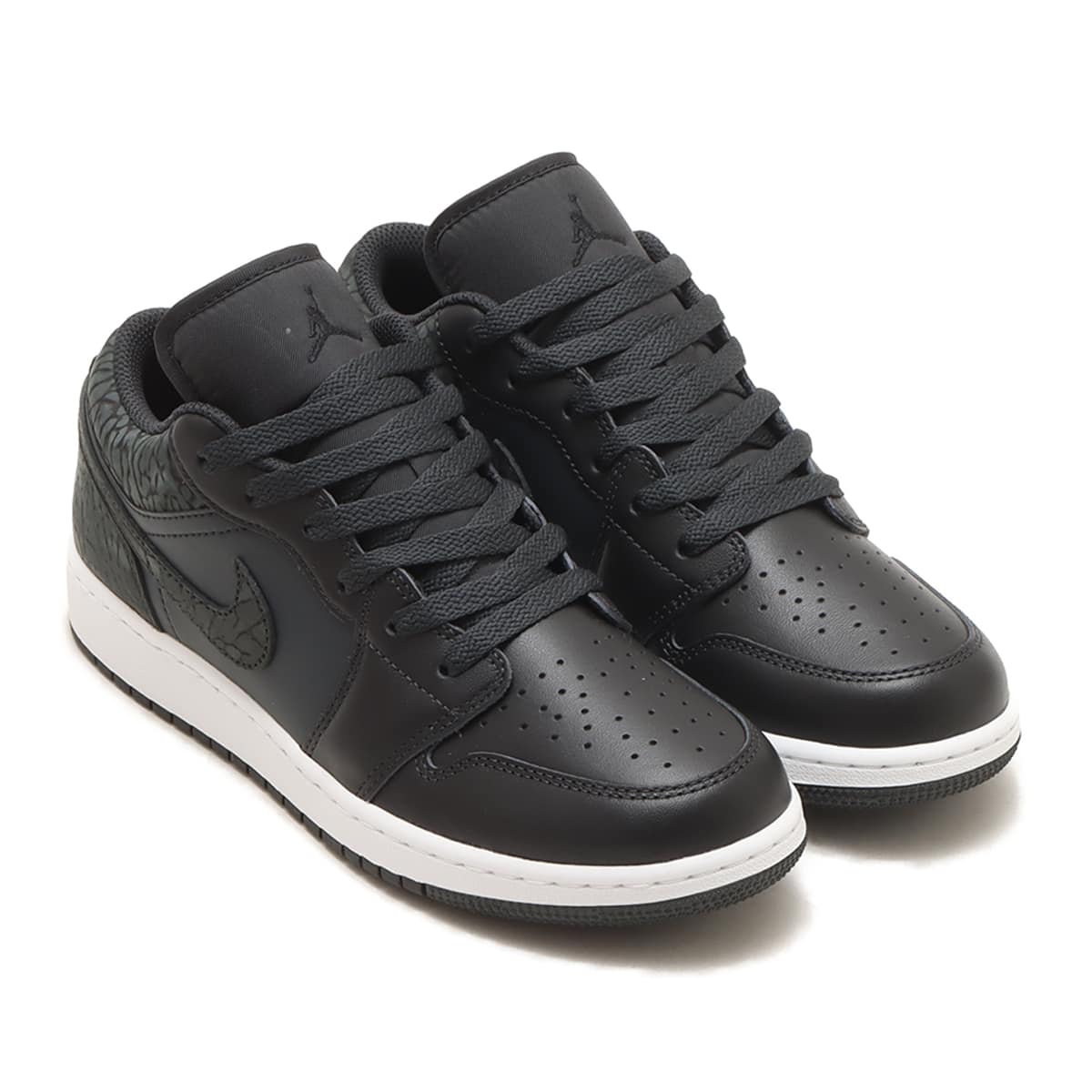 JORDAN BRAND AIR JORDAN 1 LOW SE GS (OFF NOIR/BLACK-WHITE-BLACK)