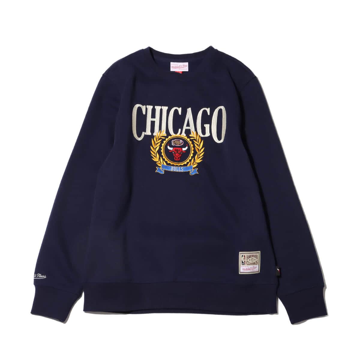 Mitchell & Ness COLLEGIATE CREW FLEECE CBU NAVY 23FW-Iのメイン画像