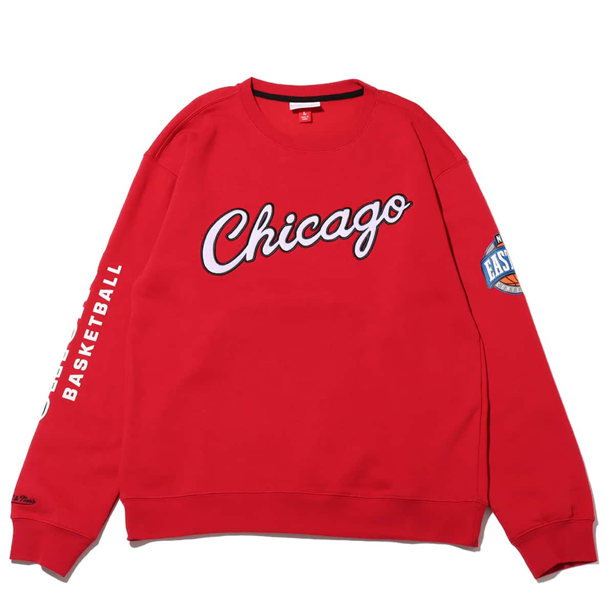 Mitchell & Ness THERE AND BACK FLEECE CREW CBU RED 23FW-Iのメイン画像