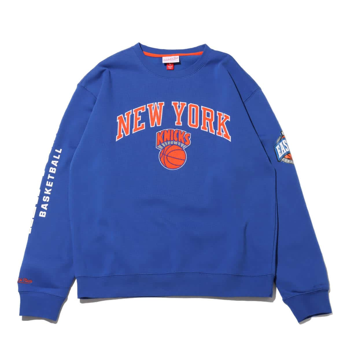 Mitchell & Ness THERE AND BACK FLEECE CREW NYK ROYAL 23FW-I|atmos（アトモス）  公式オンラインストア