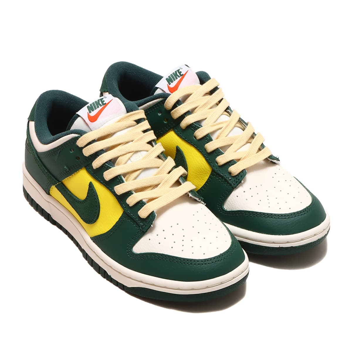 NIKE W DUNK LOW SE SAIL/NOBLE GREEN-OPTI YELLOW-PICANTE RED 23SP-I_photo_large