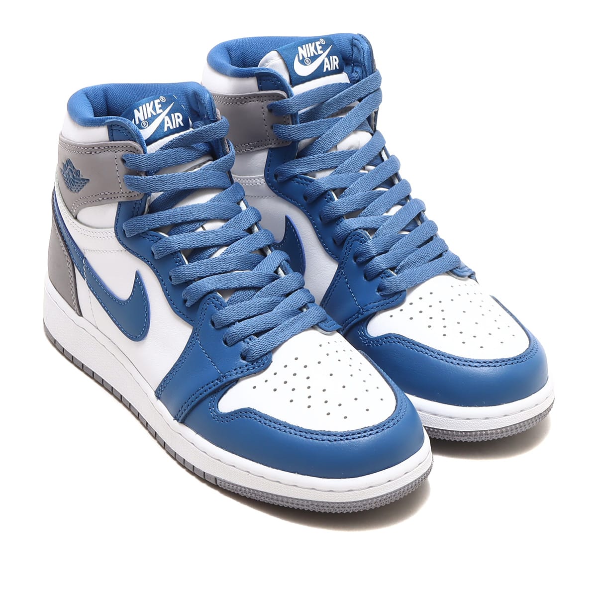 JORDAN BRAND AIR JORDAN 1 RETRO HIGH OG GS TRUE BLUE/WHITE-CEMENT