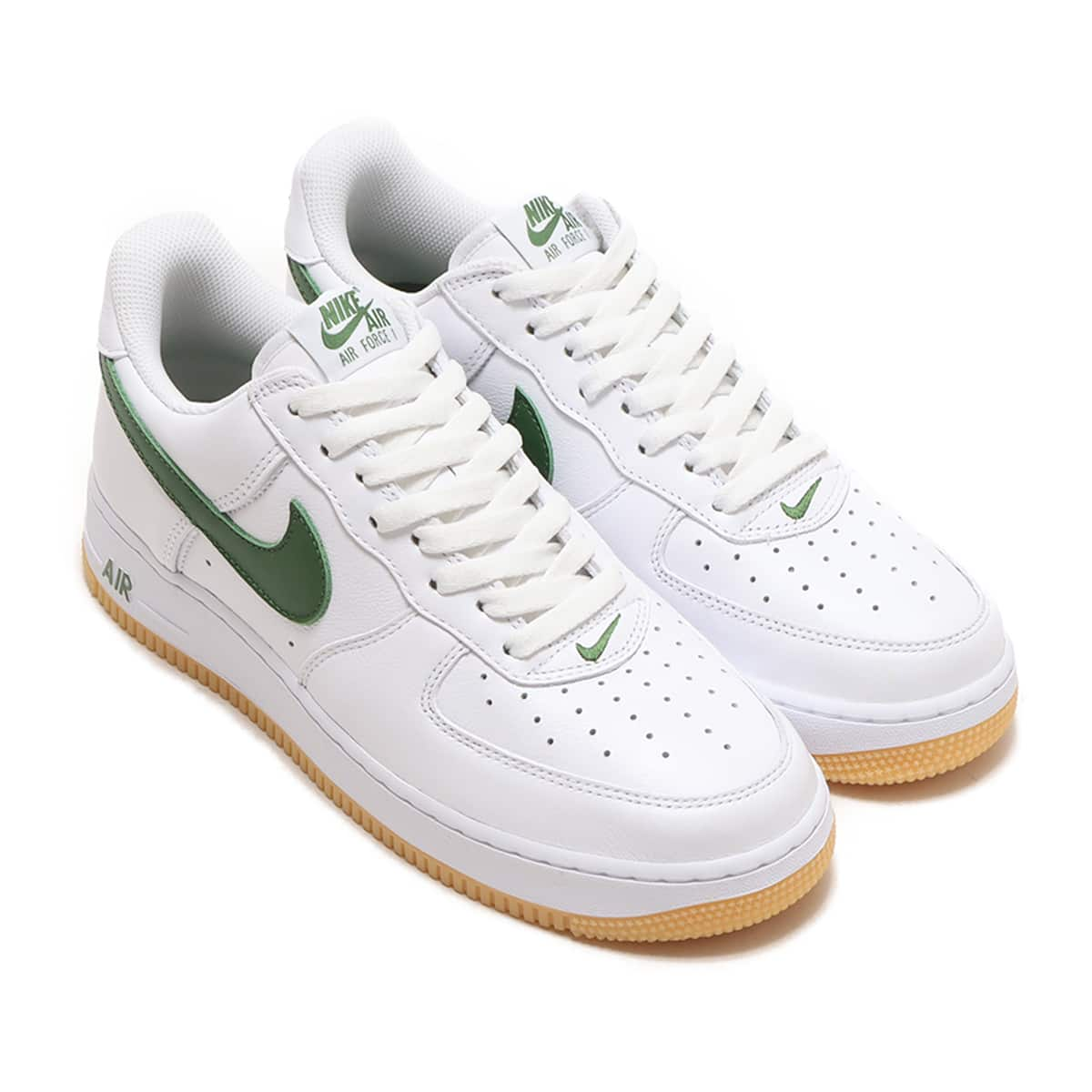 NIKE AIR FORCE 1 LOW RETRO QS WHITE/FOREST GREEN-GUM YELLOW