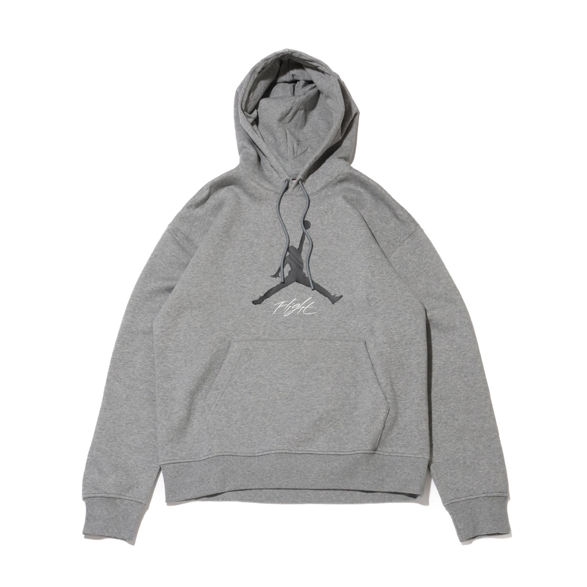 JORDAN BRAND AS M J ESS FLC BASELINE HOODIE CARBON HEATHER/BLACK 