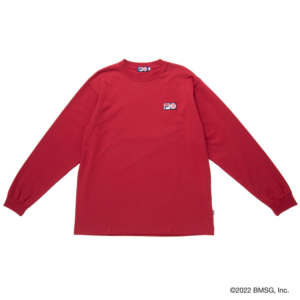 FILA x BE:FIRST L/S TEE RED 22FW-I_photo_large