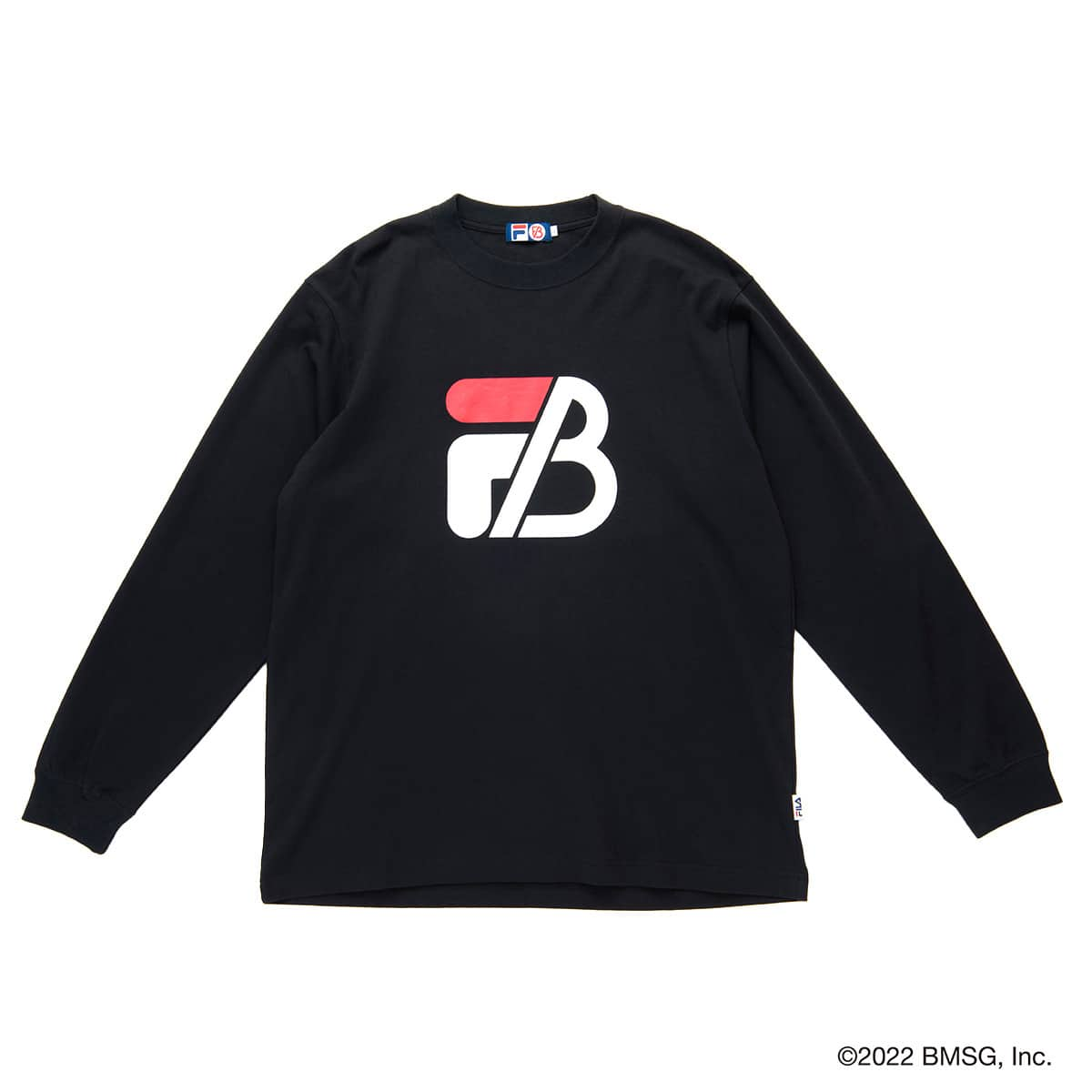 FILA x BE:FIRST PRINT L/S TEE BLACK 22FW-I