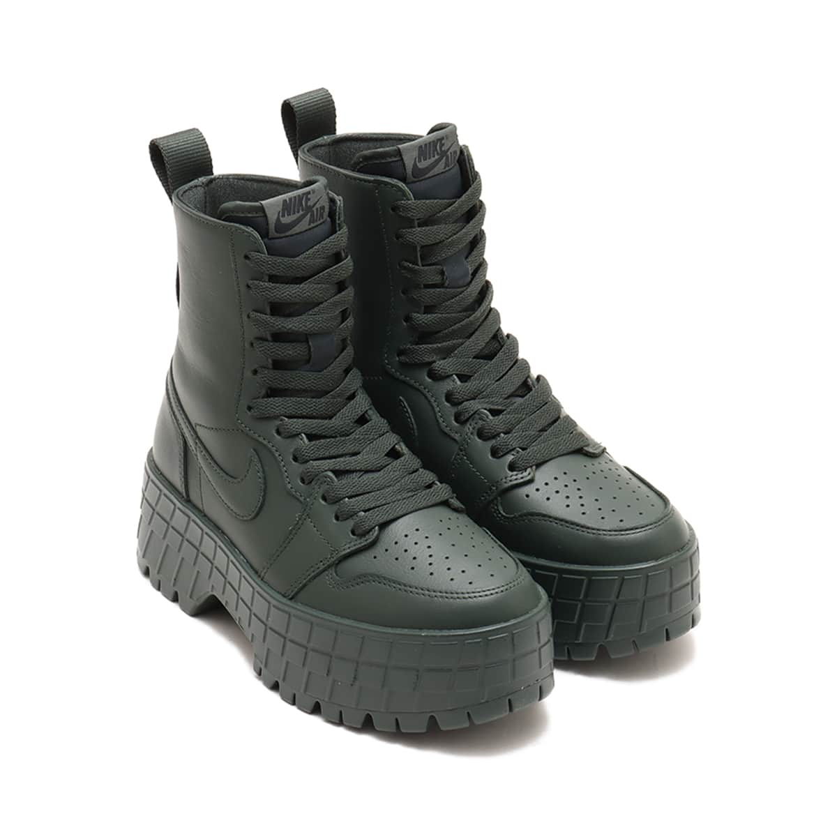JORDAN BRAND WMNS AIR JORDAN 1 BROOKLYN DEEPEST GREEN/BLACK-DEEPEST GREENのメイン画像