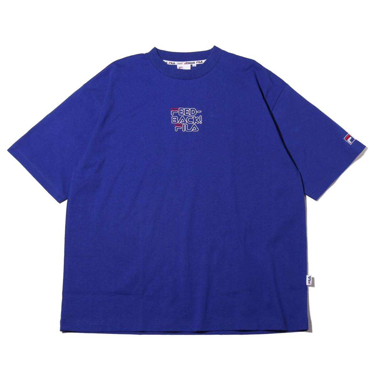 Feedback!×FILA×atmos pink EMBRO T-SHIRT BLUE 19SU-S_photo_large