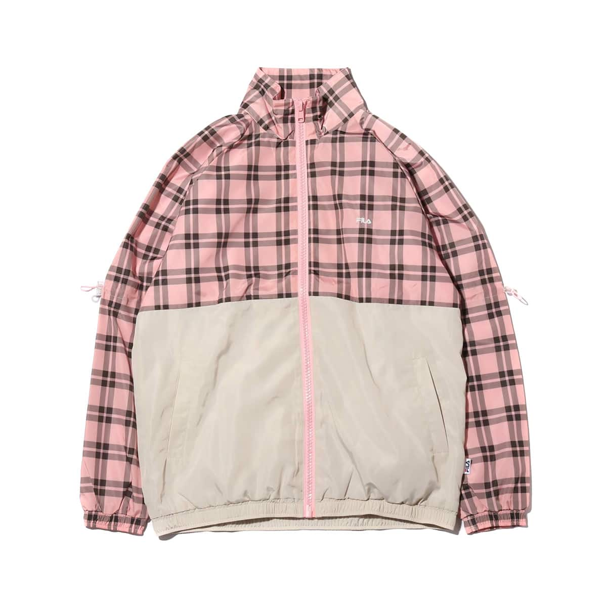 AMI × FILA × atmos pink CHECK JACKET PINK 20SS-I