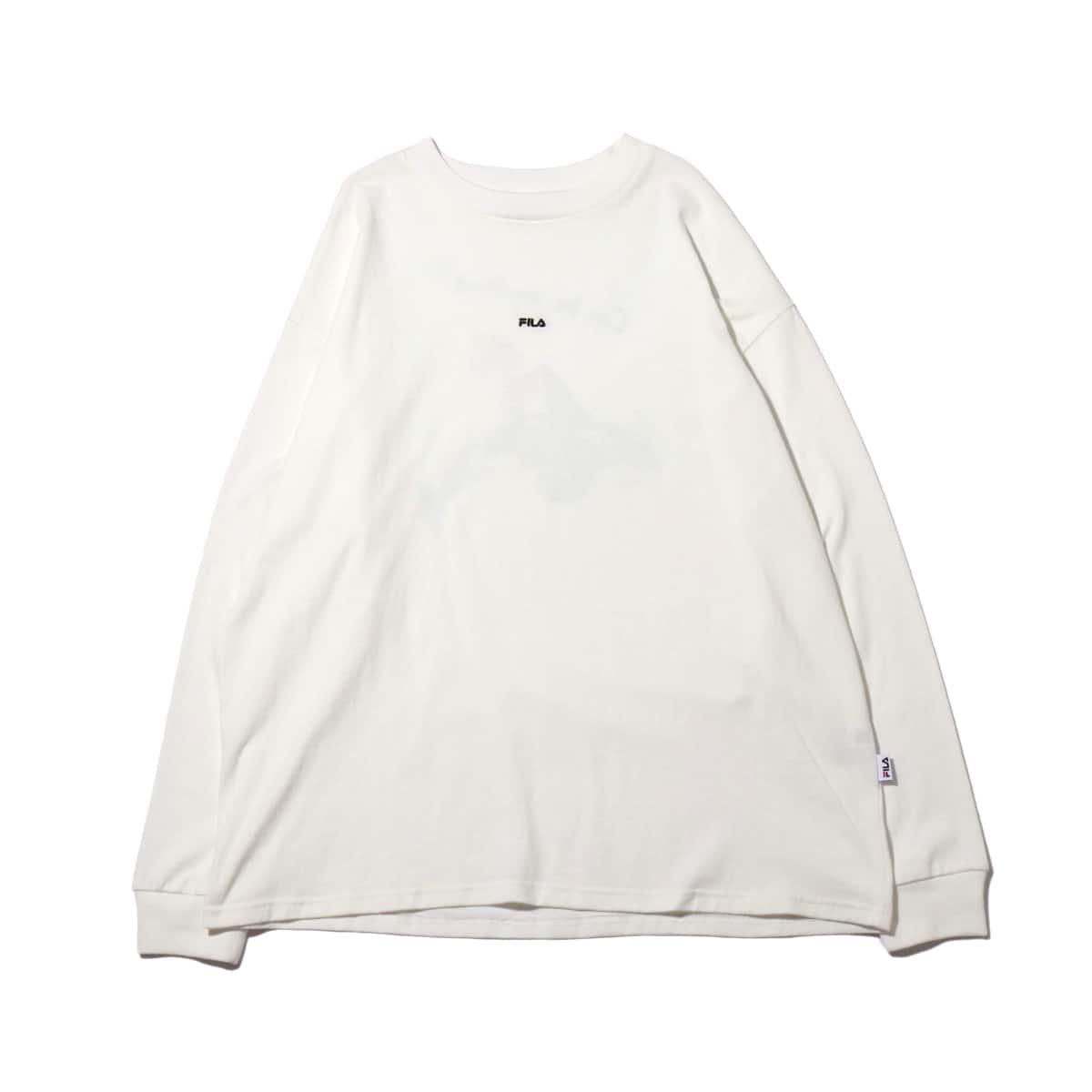 AMI × FILA × atmos pink LONG SLEEVE-T-SHIRT WHITE 19FW-S_photo_large