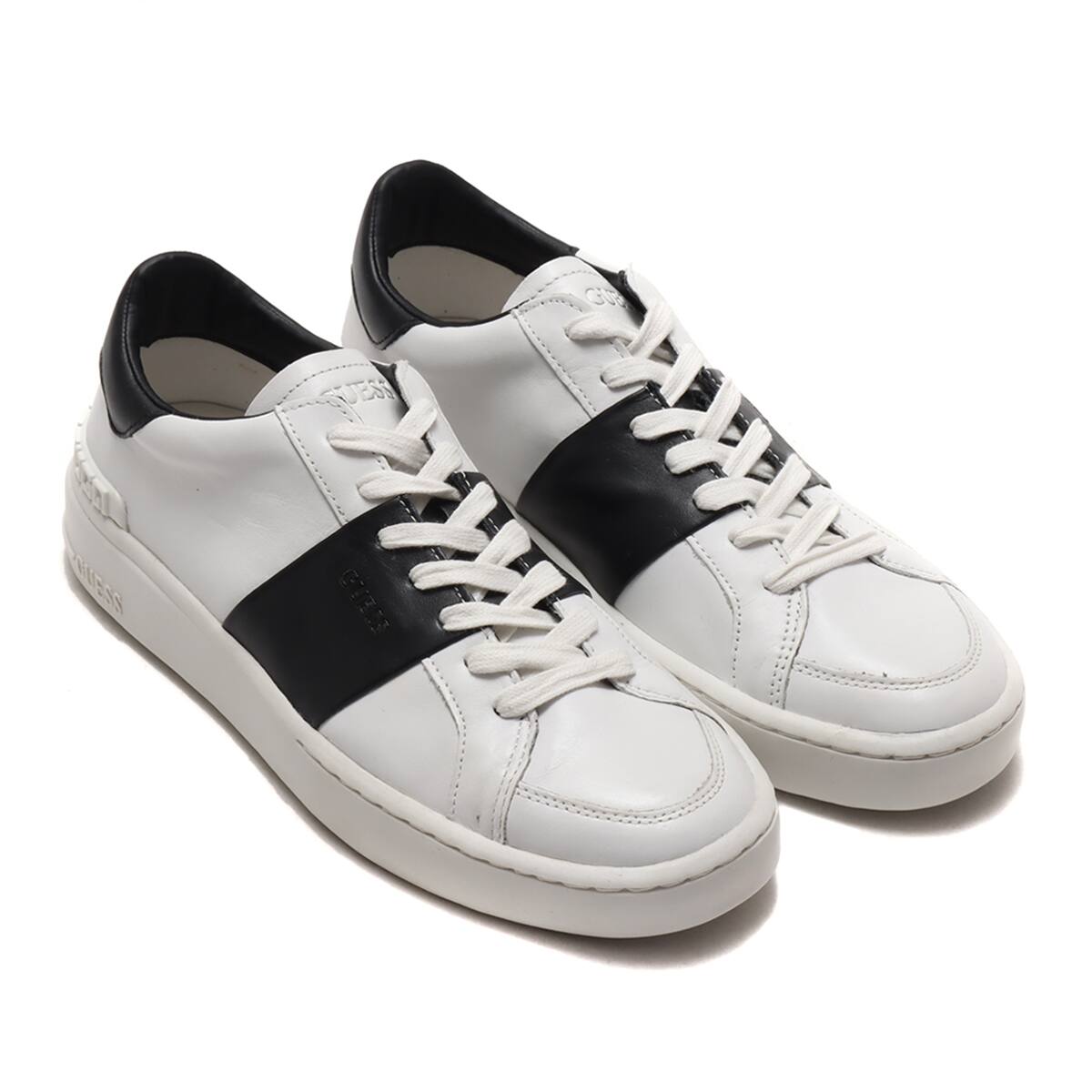 GUESS VERONA STRIPE LOW WHITE BLACK 21SS-I