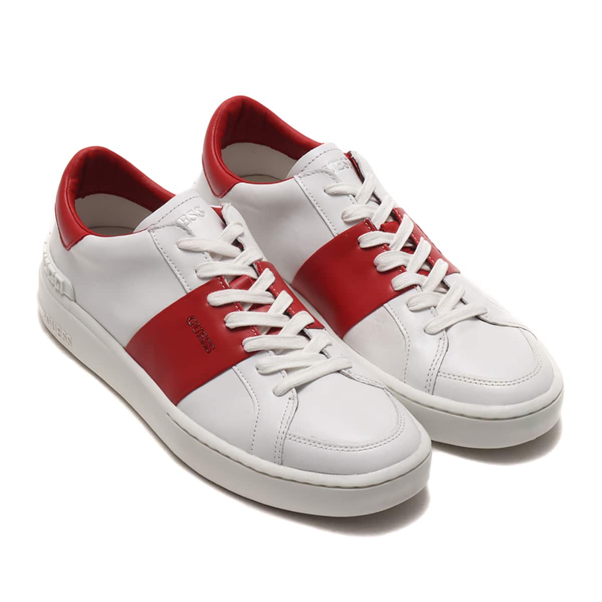 GUESS VERONA STRIPE LOW WHITE RED 21SS-I_photo_large