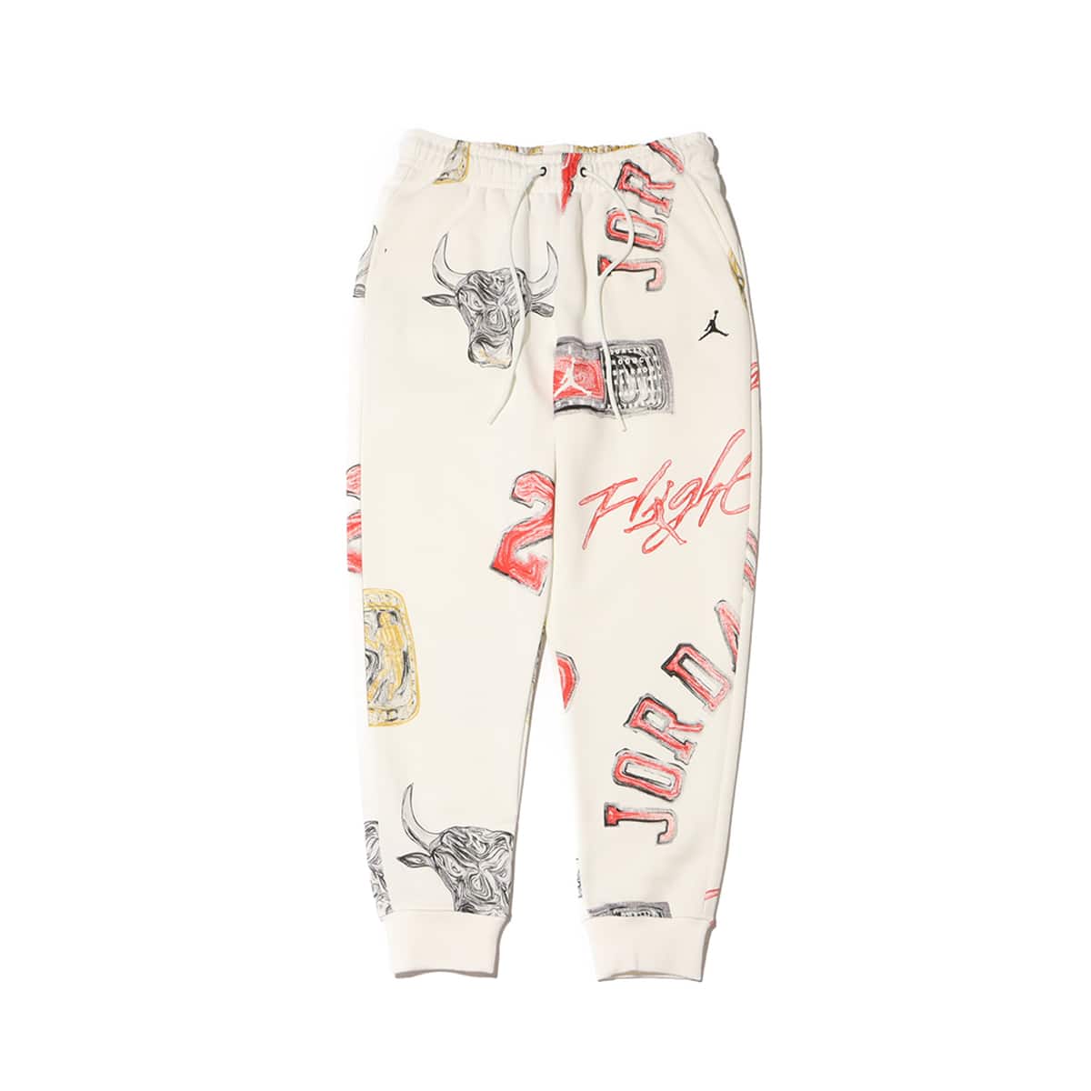 JORDAN BRAND AS M J ESS AOP FLC PANT SAIL/BLACK 24SP-I