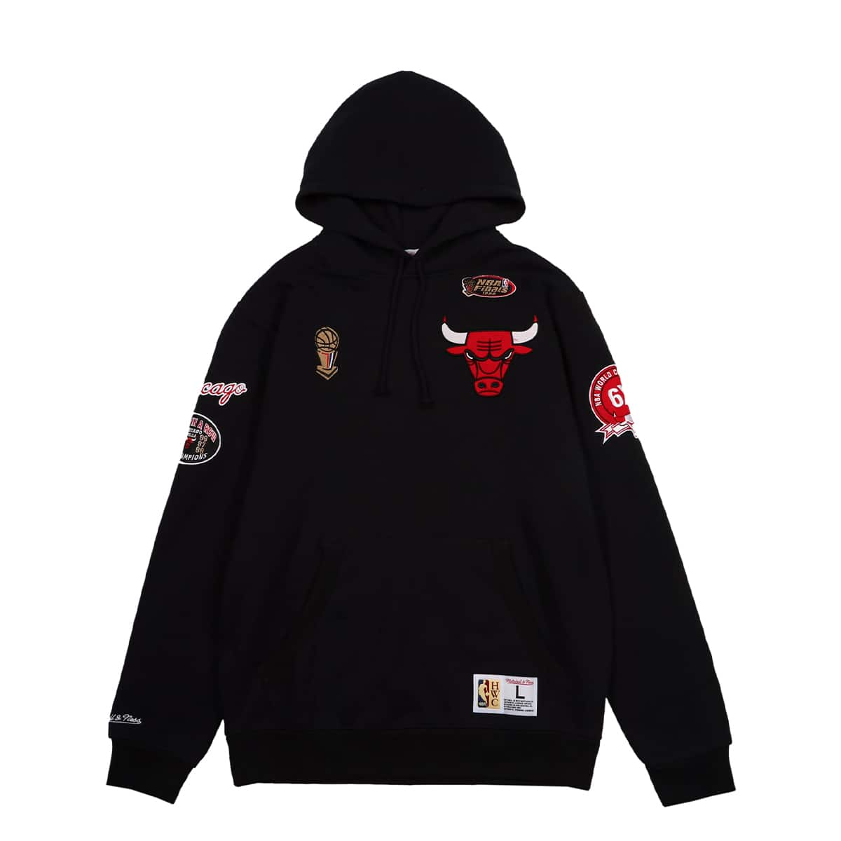 Mitchell & Ness CHAMP CITY HOODY BLACK CHICAGO BULLS BLACK 21FW-I