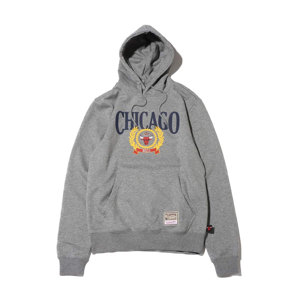 Mitchell & Ness COLLEGIATE HOODIE CBU GREY 23FW-Iのメイン画像