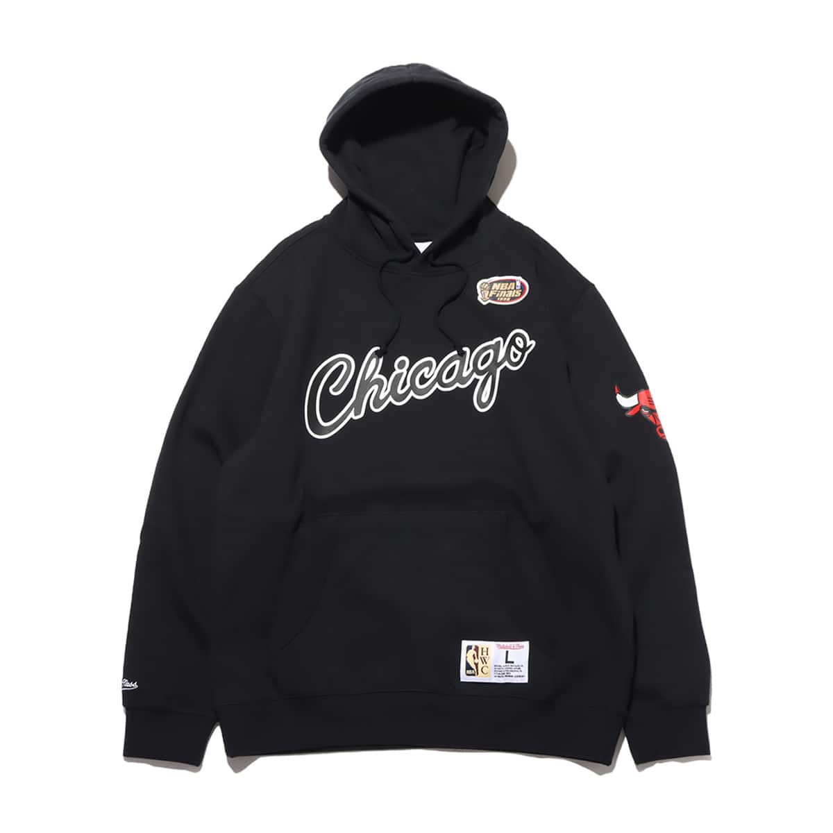 Mitchell & Ness GAME TIME FLEECE HOODIE CBU BLACK 23FW-Iのメイン画像