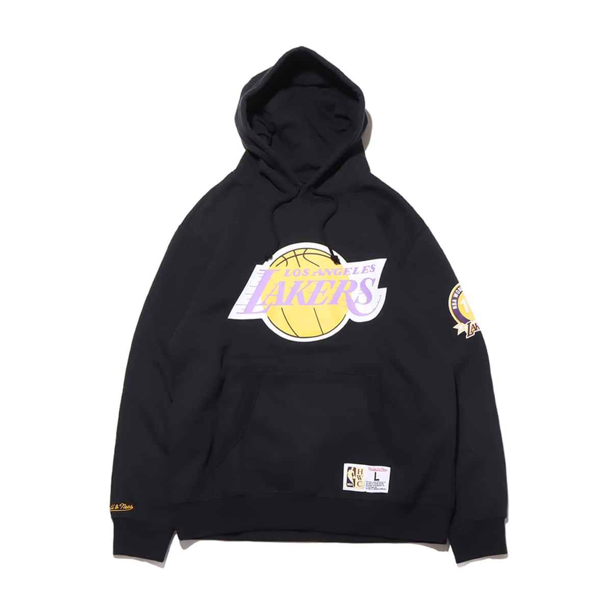 Mitchell & Ness GAME TIME FLEECE HOODIE LAL BLACK 23FW-Iのメイン画像