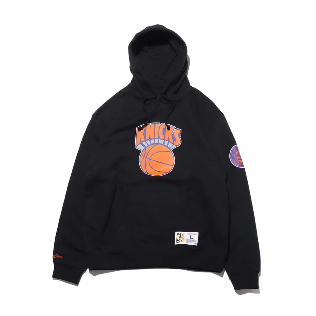 Mitchell & Ness GAME TIME FLEECE HOODIE NYK BLACK 23FW-I