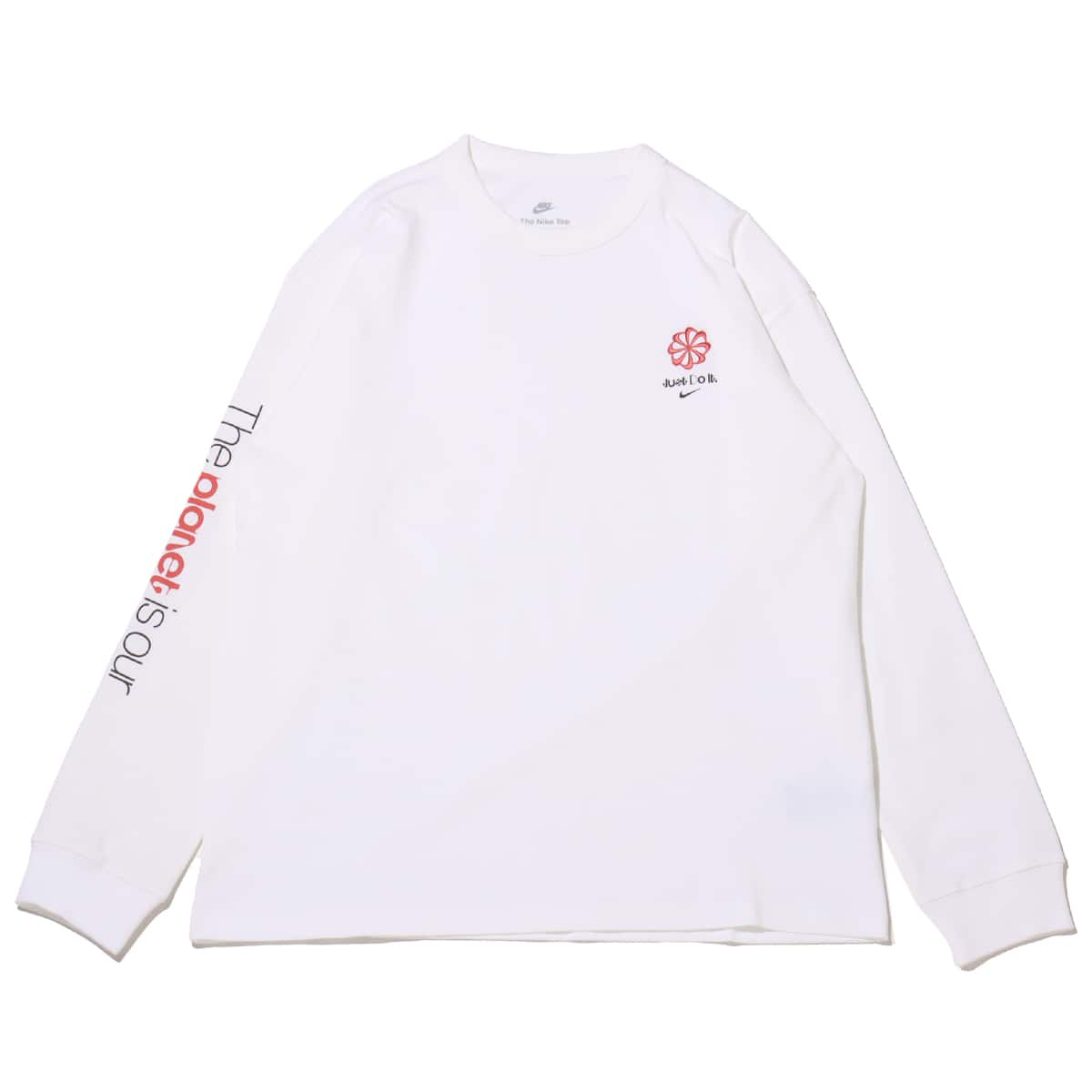 NIKE AS U NSW TEE LS M90 LBR SUST WHITEのメイン画像