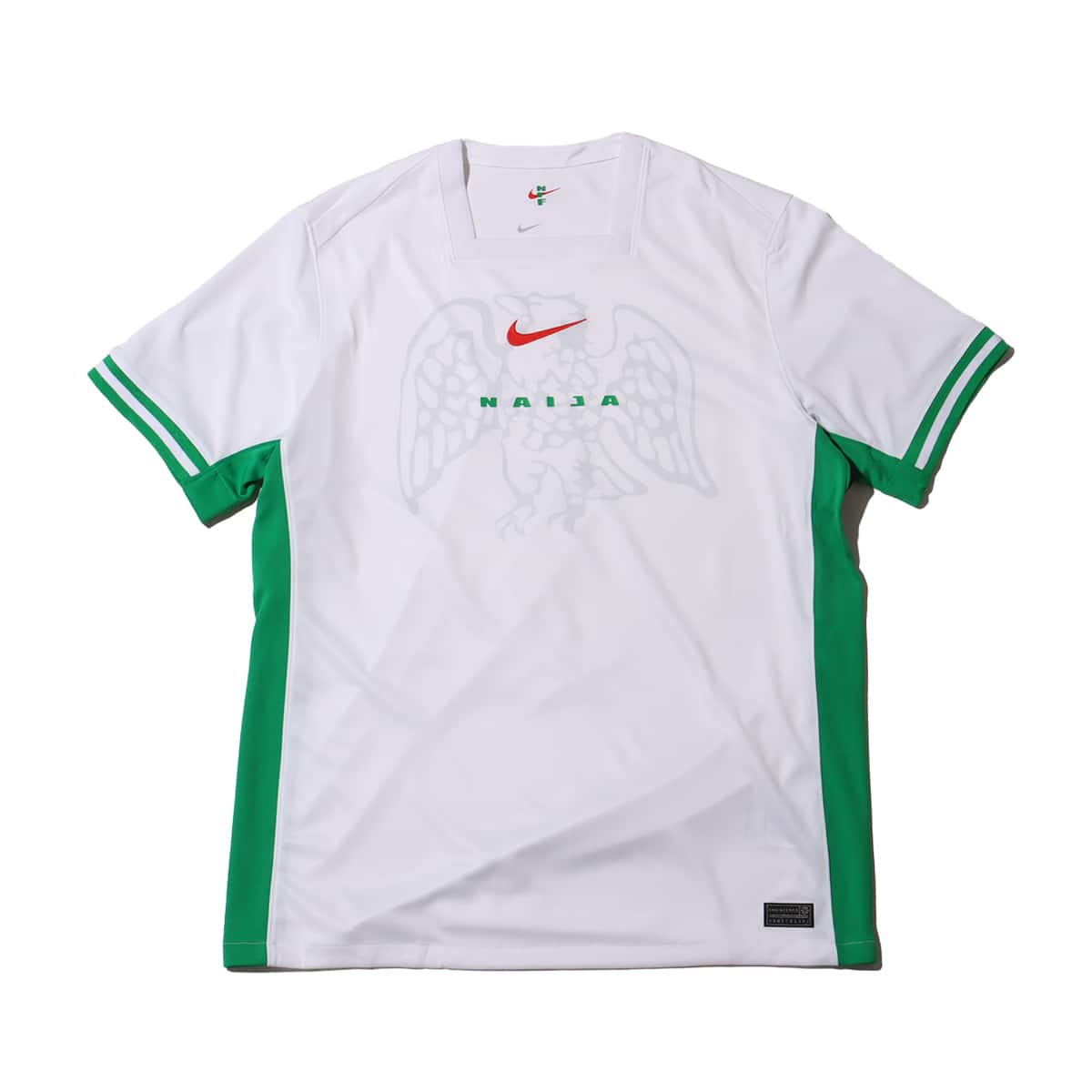 NIKE NFF M NK DF STAD JSY SS HM WHITE/LUCKY GREEN/CHALLENGE RED のメイン画像
