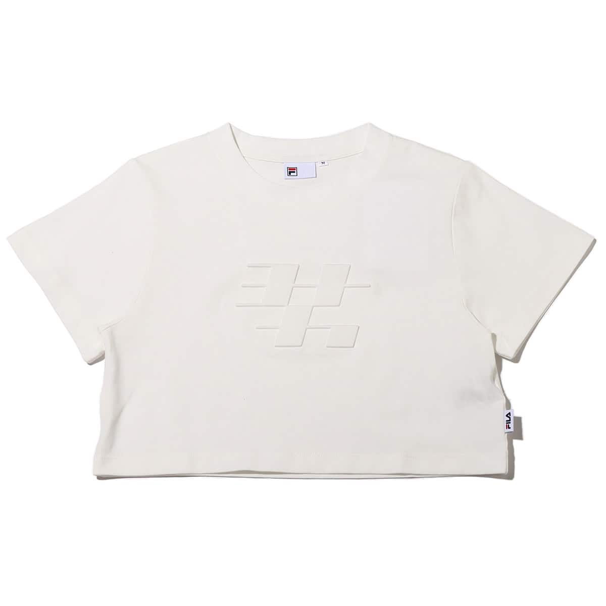 FILA × YONAKA ショート丈 Tシャツ ホワイト 23SS-S_photo_large