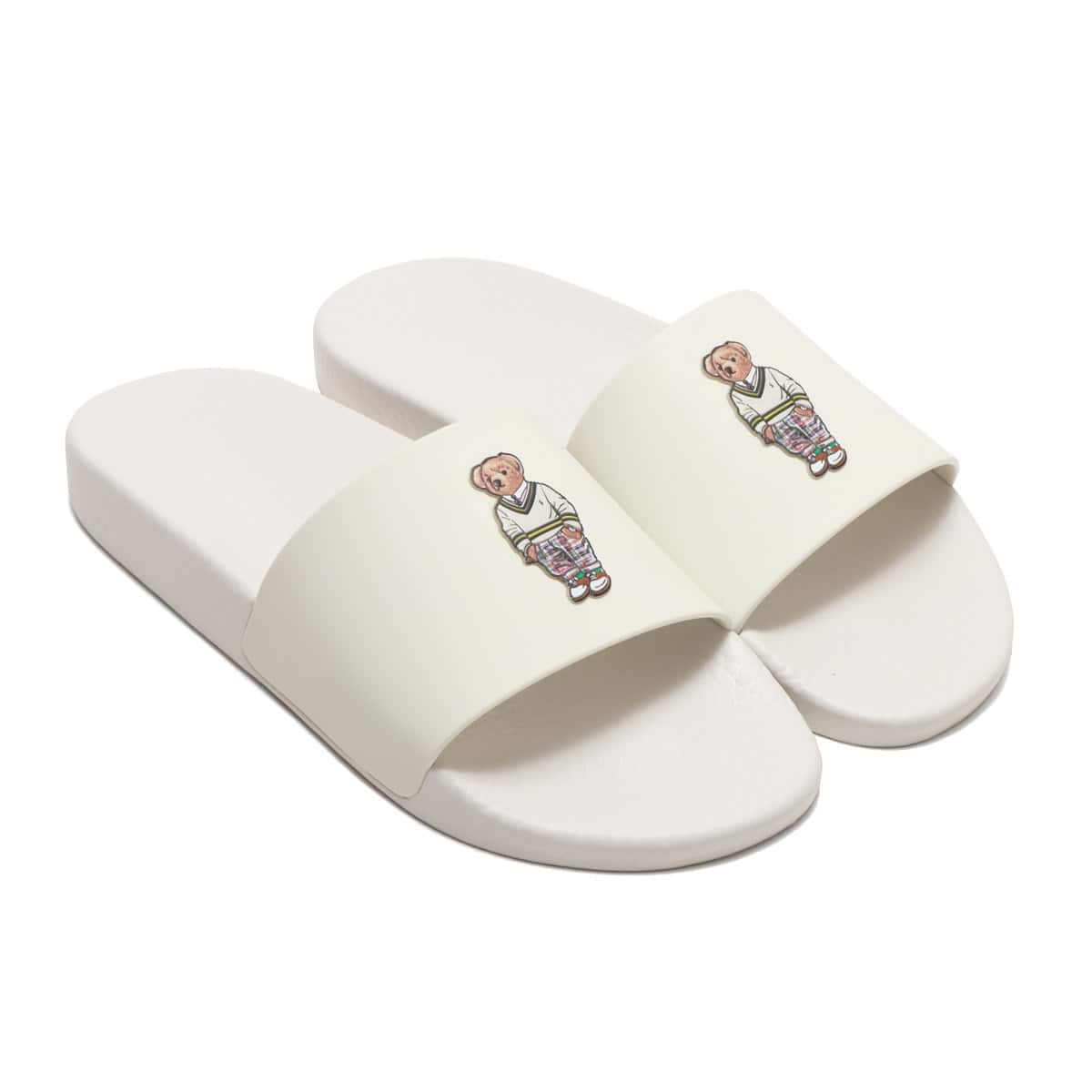 POLO RALPH LAUREN POLO BEAR SLIDE-SANDALS WHITE 23SS-I