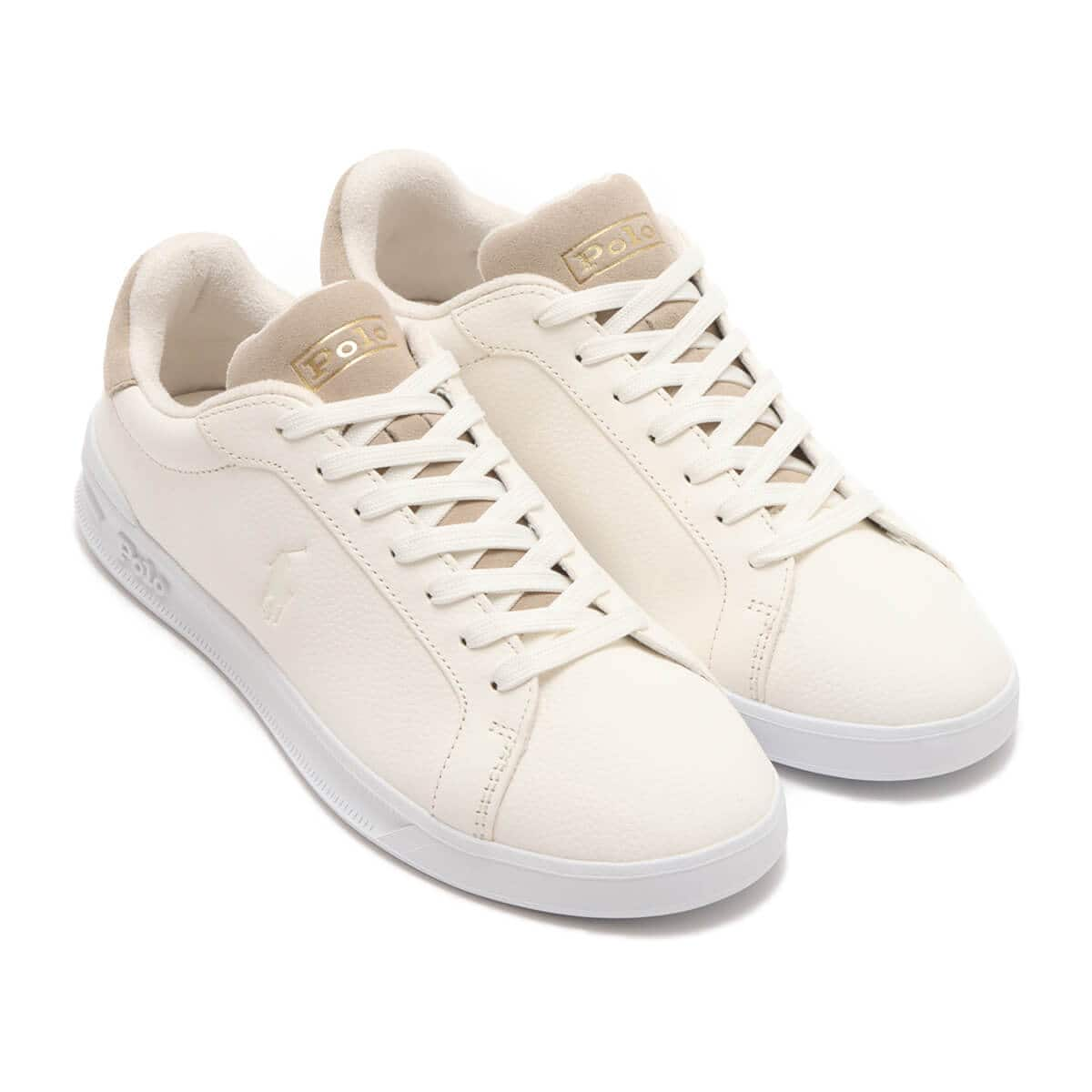 POLO RALPH LAUREN HERITAGE COURT II WHITE/BEIGE