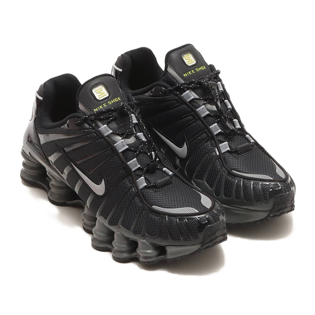 28cmNIKE WMNS SHOX TL BLACK/METALLIC SILVER-IRON GREY 23HO-I 靴