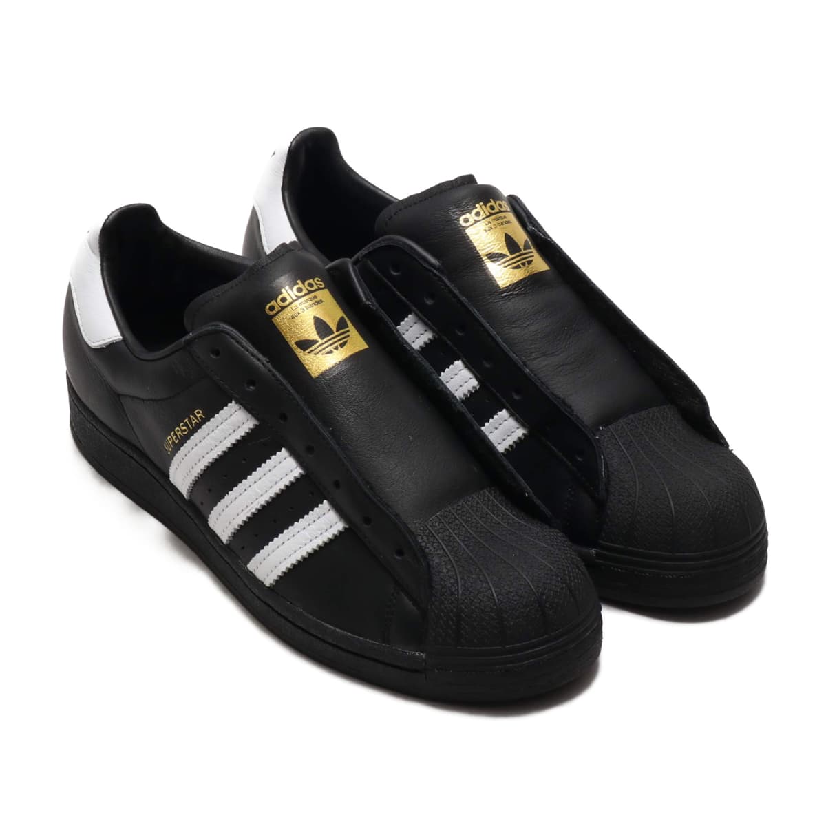 adidas SUPERSTAR LACELESS CORE BLACK/FOOTWEAR WHITE/CORE BLACK 20SS-S_photo_large