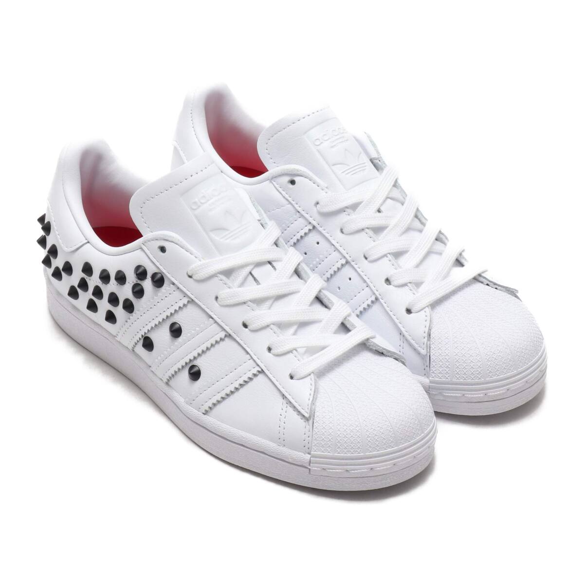 adidas superstar white scarlet