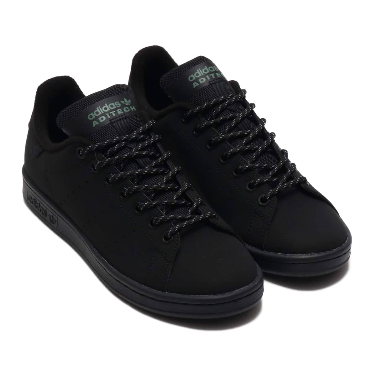 adidas STAN SMITH CORE BLACK/CORE BLACK/TRACE GREEN 20SS-S_photo_large