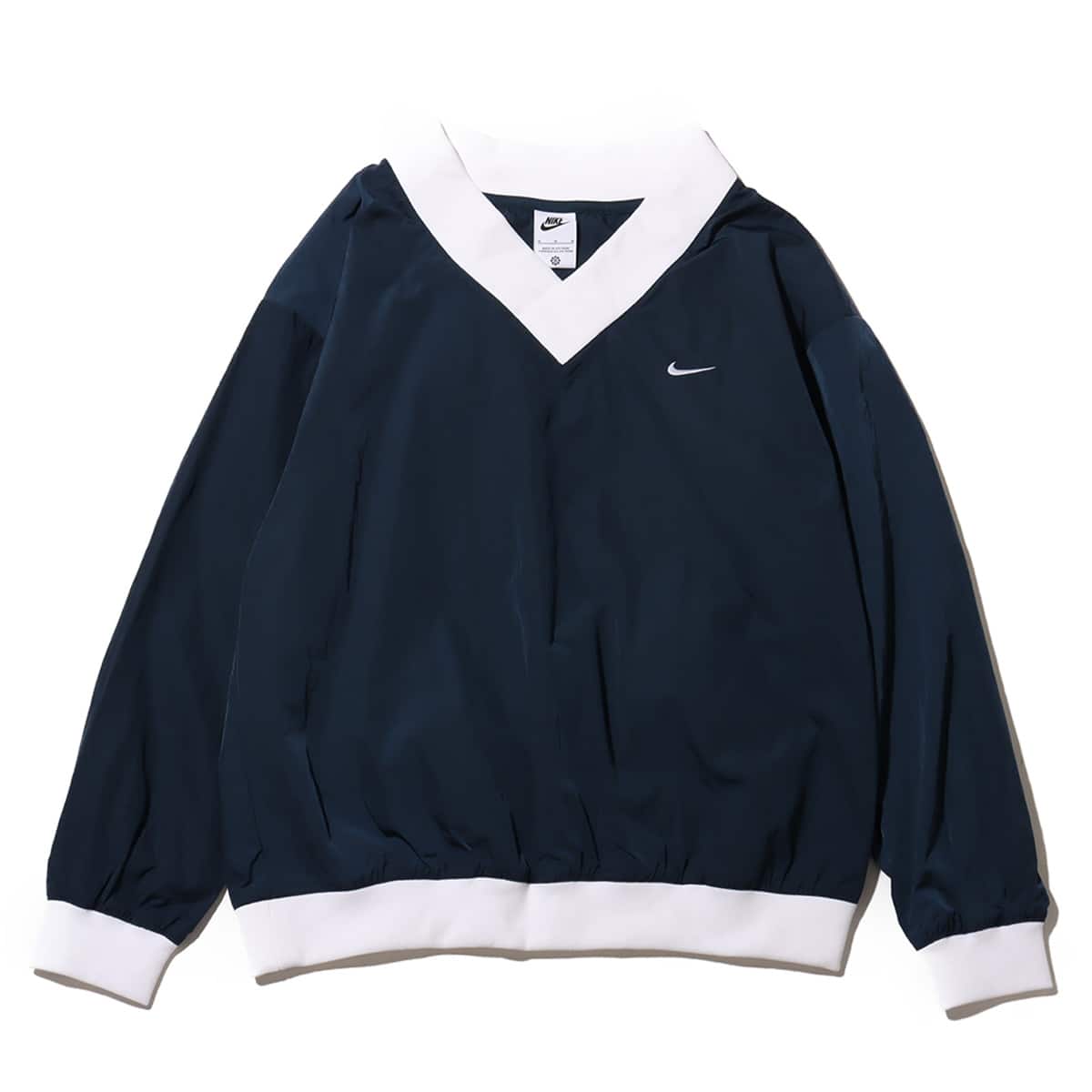 NIKE AS W NSW ESSTL WVN UV LS VNCK ARMORY NAVY/WHITE のメイン画像