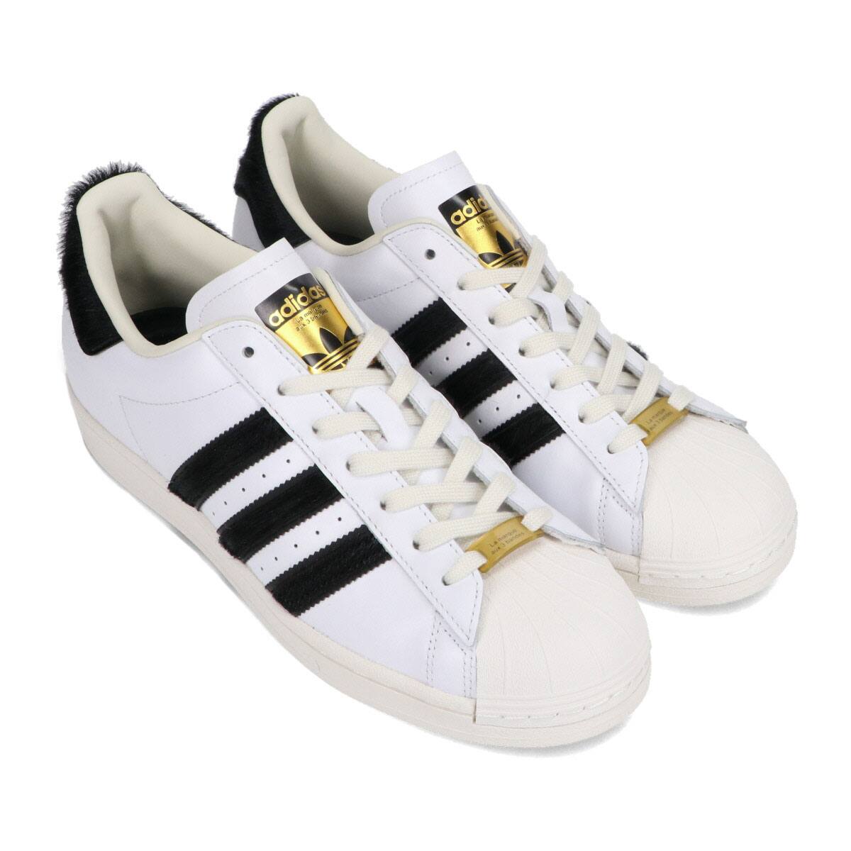 adidas superstar core black off white